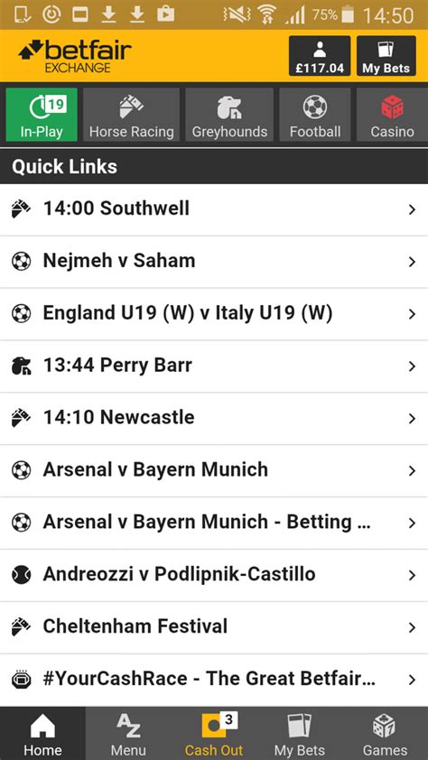 Exchange Betting for Android » Betfair App Directory.